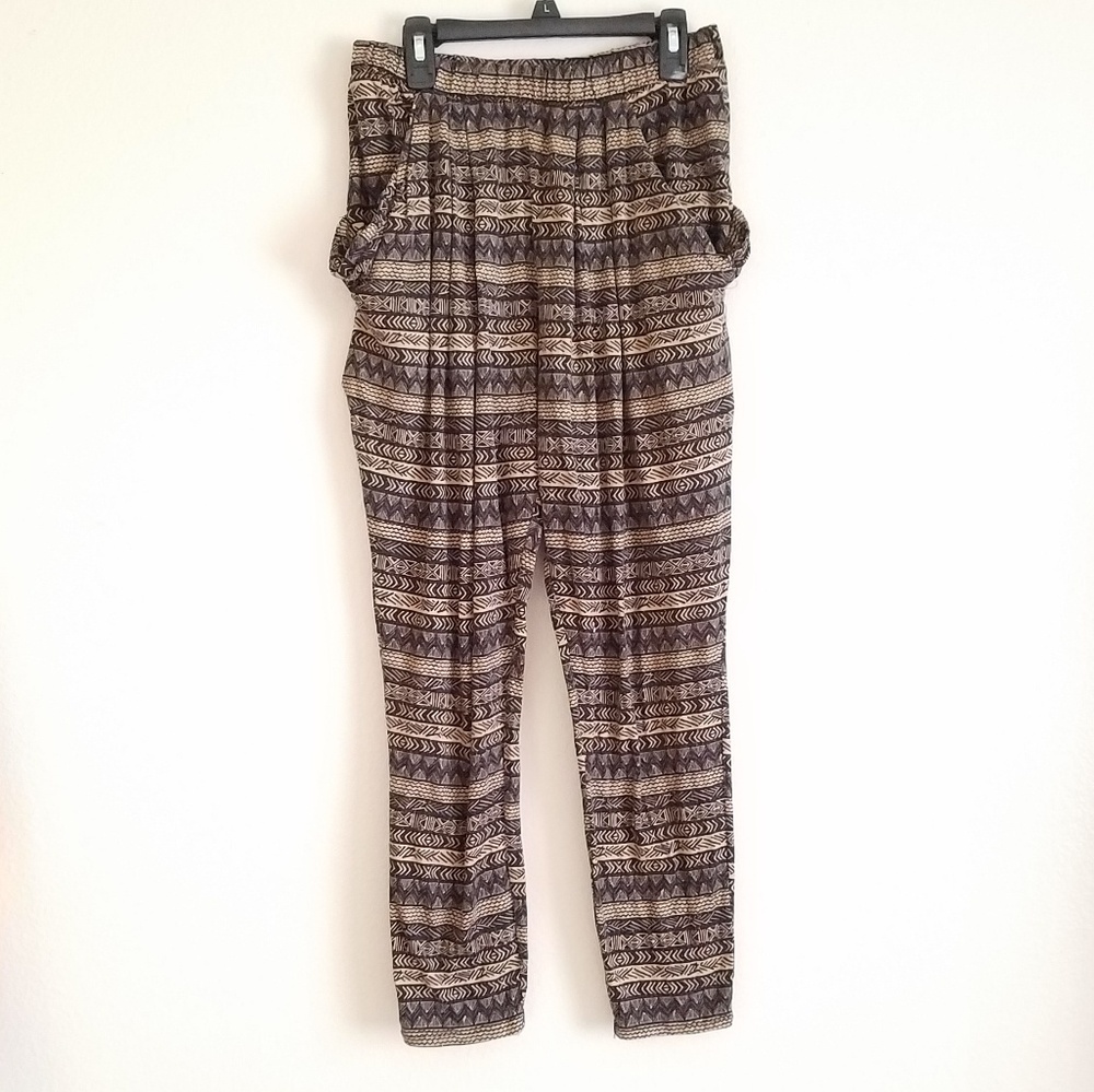 Forever 21 High-waisted Aztec Pants